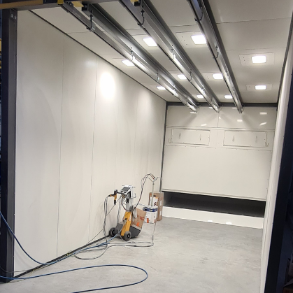Cabine de poudrage quali steel thermolaquage Brest